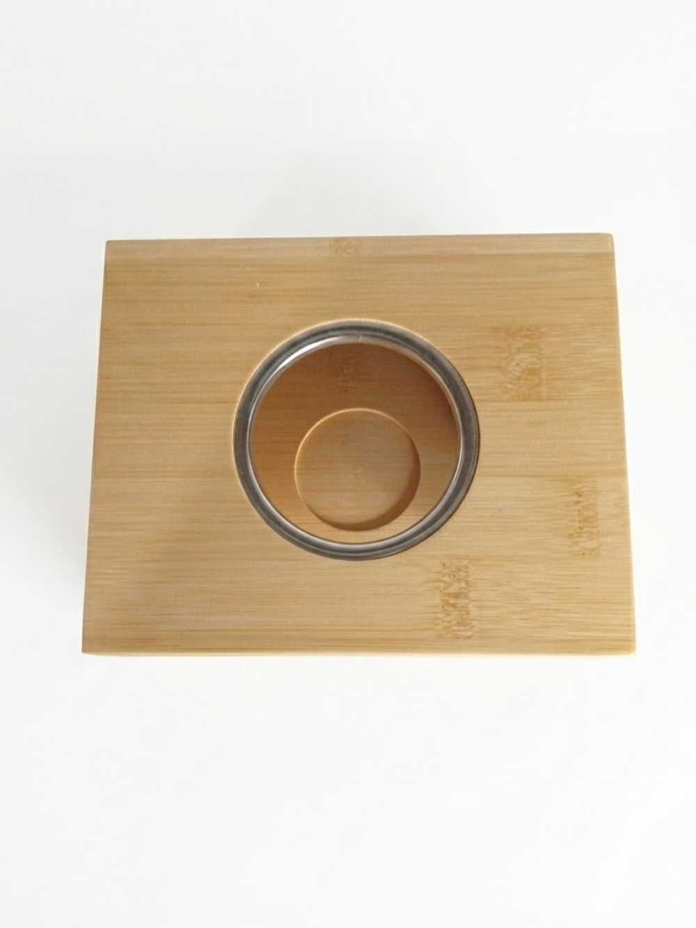 Natural Bamboo Pen Holder Desk Organizer – Wooden Calligraphy Ink Well Stand